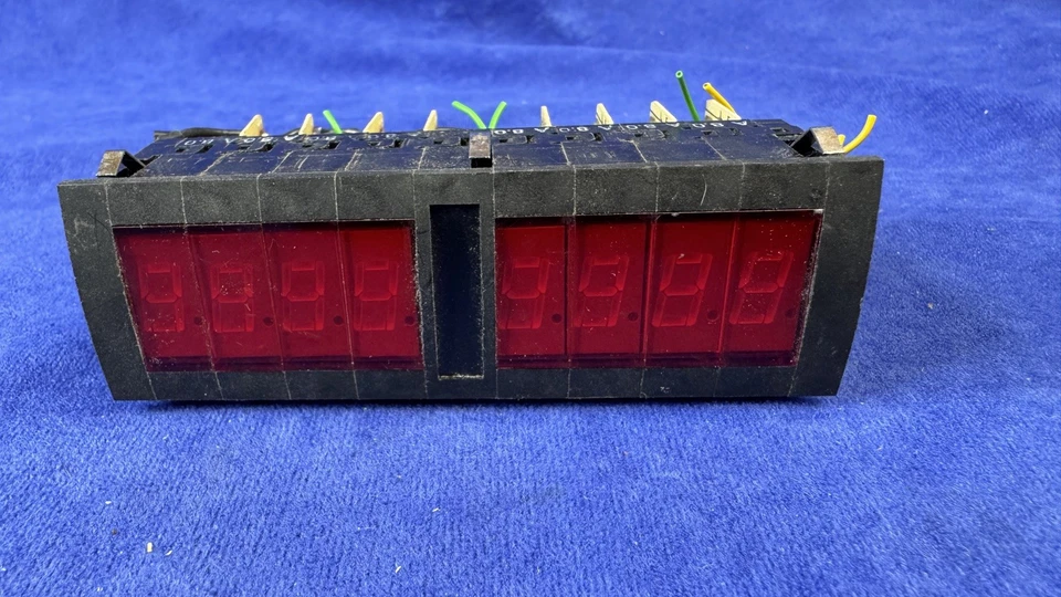 Bank of eight Crouzet 84211, LED display modules. Vintage item - Image 1 of 3