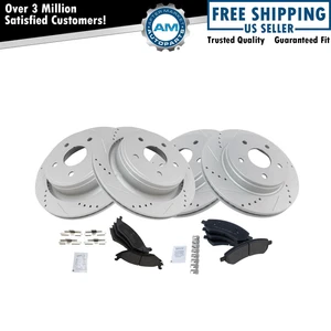Front and Rear Brake Pad & Rotor Kit Fits 07-09 Chrysler 06-10 Dodge 11-18 Ram - Picture 1 of 9