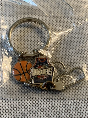 HOUSTON ROCKETS VINTAGE BASKETBALL KEY RINGS KEY CHAIN Cover