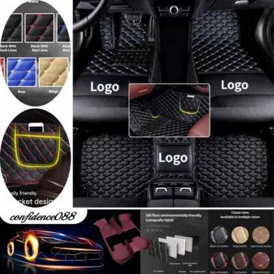 For Toyota Sequoia-Solara-Supra Car Floor Mats Carpets Luxury Waterproof Liners - Image 1 of 4