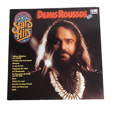 Demis Roussos Stars Hits Vinyl Record Printed in West Germany 1977 ( RARE ) - Image 1 of 4
