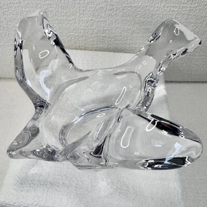 Vintage Princess House Crystal Dove Dish - Fine French Crystal - Trinket Dish - Picture 1 of 12