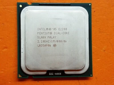 ⭐️⭐️⭐️⭐️⭐️ CPU Processor Intel Pentium E2200 Dual Core SLA8X 2.2GHz - Image 1 of 2