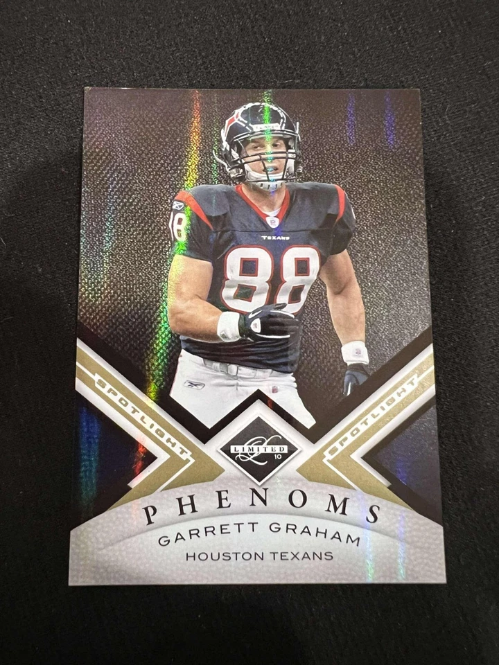 GARRETT GRAHAM Houston Texans 2010 Panini Limited #171 Gold Spotlight RC #10/25 - Image 1 of 1
