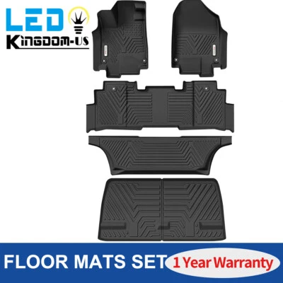 3D Floor Mats + Cargo Liner for 2018-2026 Honda Odyssey All Weather TPE Rubber Foto 1 de 4