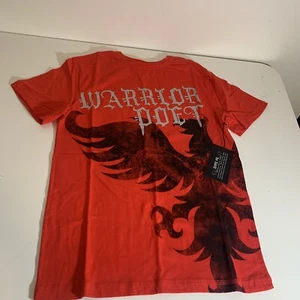 Warrior Poet Kid's Short Sleeve Boy T-Shirt Red Phoenix Rising Size Small  - Picture 1 of 12