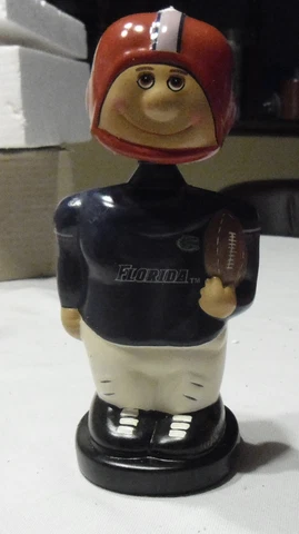 Florida Gators Happy or Sad 2 Face Player Ceramic Bobblehead 7.5" Cover