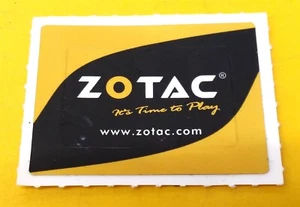 ⭐️⭐️⭐️⭐️ Distintivo Adesivo Zotac È Tempo di Giocare - Foto 1 di 2