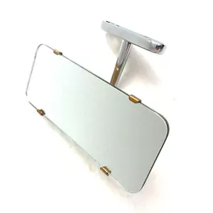 AHH5198 - INTERIOR REAR VIEW CLASSIC MIRROR MGA GOLD BACKED AS ORIGINAL CONCOURS - Picture 1 of 7