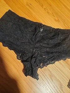 Vtg Sexy Sensual Cacique Nylon Lace High Rise Panty Size 14 - Picture 1 of 18