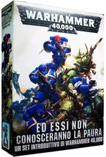 Warhammer 40000 Ed Essi Non Conosceranno La Paura Space Marines Orks Starter Set