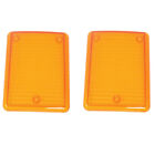 Turn Signal Amber Lenses, Pair - Compatible with Type-2 Bus 1973-1979
