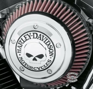Insertion Filtre Air Harley Davidson Tete de Mort Dyna Softail Road King Electre - Bild 1 von 5