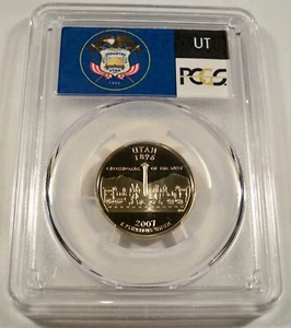 2007-S 25c CLAD PCGS PR70DCAM UTAH QUARTER PROOF DEEP CAMEO PR 70 DC UT - Picture 1 of 4