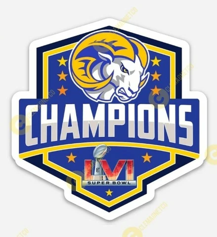 Los Angeles Rams MAGNET - 2022 SUPER BOWL LVI CHAMPIONS California L.A. RAMS 🐏 Cover
