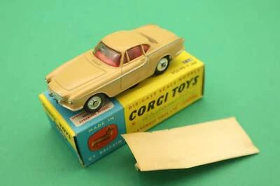 CORGI TOYS - 228 - VOLVO P.1800 - BEIGE MECCANO ENGLAND- SCATOLA ORIGINALE 1/43 - Immagine 1 di 4