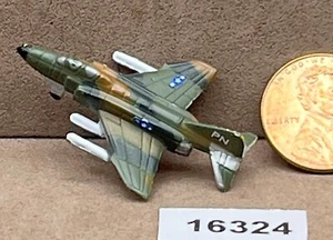 MICRO MÁQUINAS Avión Militar F-4 Phantom II Mini SYD 7 1987 GALOOB VINTAGE - Imagen 1 de 2