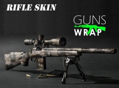 Camouflage Guns Wrap Skins Premium Vinyl Sticker Matte Rifle SOTA-14 - Image 1 of 4