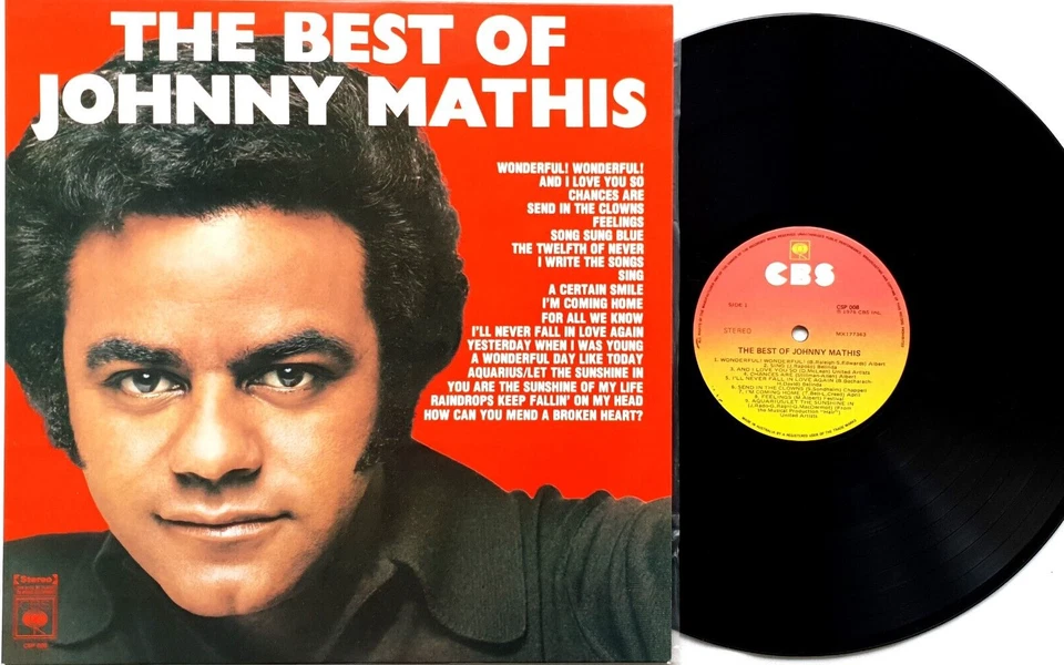 Johnny Mathis – The Best Of Johnny Mathis Vinyl LP 1976 CBS Austalia – CSP 008 - Image 1 of 3