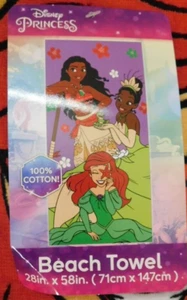 NWT Disney Ariel The Little Mermaid Princess Girls Kids Beach Pool Swim Towel - Picture 1 of 2