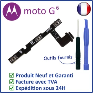 INTERNE TISCHDECKE DER POWER ON/OFF-TASTEN UND LAUTSTÄRKETASTEN (+ UND -) DES MOTOROLA G6 + WERKZEUG - Bild 1 von 4