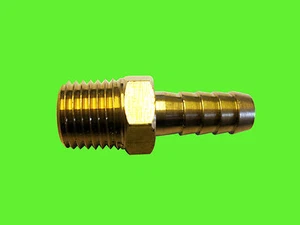 Accesorio de latón recto 1/4" NPT 8 mm conexión de manguera boquillas de manguera - Imagen 1 de 1