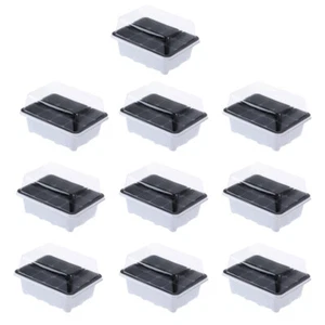10 Pack Propagation Tray Plant Growing Box Starter Tray Plant Germination Tray - Picture 1 of 12