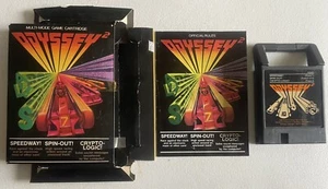 Odyssey 2 Speedway Spin-out Cryptologic Cartridge komplett in Box - Bild 1 von 4