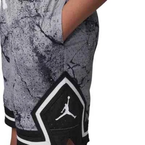 NWT Jordan Jordan Kids Jdb Mj Aop Sport Diamond Short Charcoal – 95D429-G0w XL - Picture 1 of 3