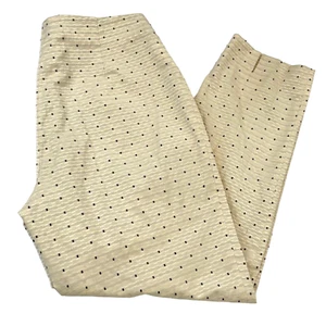 Piazza Sempione Audrey Ankle Pants Women’s 8/ IT44 Side Zip Cotton Stretch Italy - Picture 1 of 12