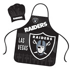 Las Vegas Raiders Chef Hat and Apron Set.