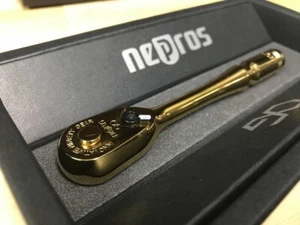 NEPROS iP Gold 6.3sq. Ratchet Handle NBR290GL 90 gears iP GOLD Nepros - Picture 1 of 13