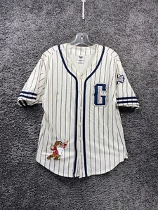 The Disney Catalog Baseball Jersey Men's Medium Striped Grumpy #37 Minor League - Picture 1 of 17