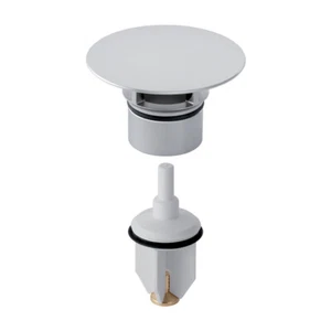 Geberit Coperchio Valvola Clou con Tappo Cromato Tappo Lavabo 240750211 - Foto 1 di 1