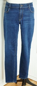 Ann Taylor Women's The Skinny Ankle Curvy Fit Blue Denim Jeans Size 8 Tall - Picture 1 of 4