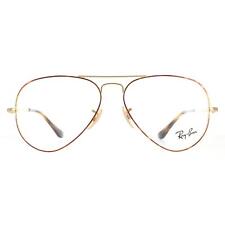 Ray-Ban Glasses Frames 6489 Aviator 2945 Gold Top on Havana 58mm Mens