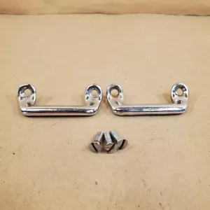 PAR DE SOPORTES DE CORREA DE GANCHO PARA PORTAEQUIPAJES FABRICANTE DE EQUIPOS ORIGINALES Porsche 356 - Imagen 1 de 6