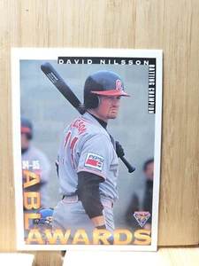 DAVID NILSSON🏆 1995 Futera ABL AWARDS #88 ABL Baseball Card 🏆 FREE POST - Picture 1 of 2