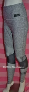 Victoria's Secret PINK Ultimate High Waist Leggings Pants Mesh Marl Grey M NEW - Picture 1 of 4