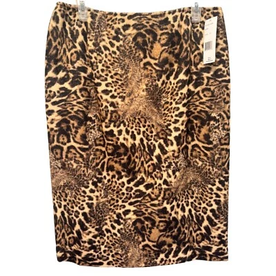 Falda Lafayette 148 New York Estampado Animal 75% Lana Forro Talla 12 Ventas al por menor $328 Foto 1 de 4