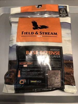 Field & Stream Youth Base Defense Midweight Mock Neck Base Layer Realtree YXL - Image 1 of 4