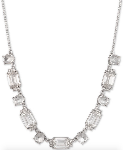 Collana donna Givenchy J2259 in argento con pavè e pietra