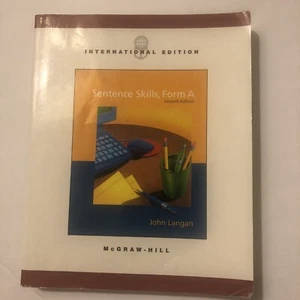 Sentence Skills, Form A Seventh Edition - Picture 1 of 7