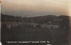 H94/ Loomis Lake Pennsylvania Rppc Postcard C1910 Summer Cottages  184