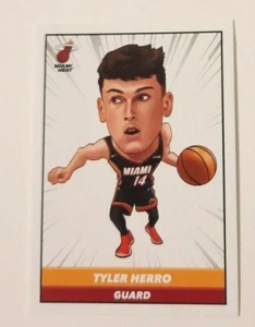 Pegatina y colección de tarjetas Panini 2021-22 pegatina Tyler Herro #211 Big Head - Imagen 1 de 1