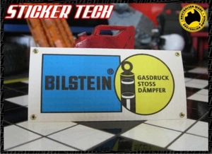 1/10 1/12 1/8 SCALE RC BILSTEIN GASDRUCK SHOCKS GARAGE WORK SHOP RC4WD BANNER  - Picture 1 of 2