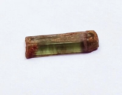2.90 Ct Certified Bi - Color Tourmaline Rough Loose Gemstone With Free Gift - Image 1 of 4