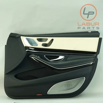 Cubierta panel puerta interior delantera derecha mercedes clase s w222 14-17 negro DP465 Foto 1 de 4