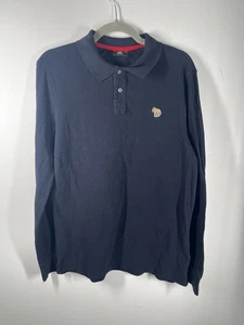Camisa polo para hombre PS Paul Smith manga larga talla pequeña negra - Imagen 1 de 9