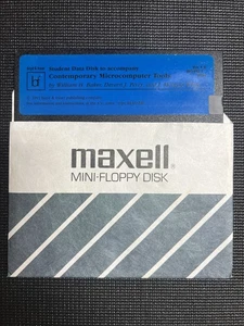 Student Data Disk To Accompany Contemporary Microcomputer Tools - Picture 1 of 2